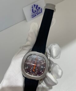Alternative view of Patek Philippe Super Clone Watch 1:1 AQUANAUT 5968A-001