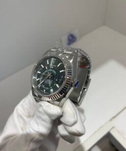 Alternative view of Rolex Super Clone Watches 1:1 Sky Dweller Green Dial Oyster M336934-0002 Movement