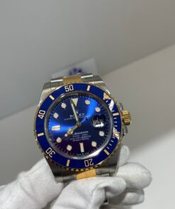 Rolex Super Clone Watches 1:1 Gold Blue Dial Submariner 126613LB 3235 Movement