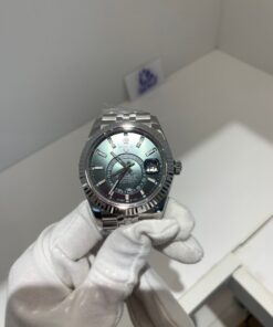 Rolex Super Clone Watches 1:1 Sky Dweller Green Dial Oyster M336934-0002 Movement